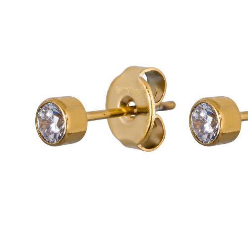 Пусеты Fiore Luna Cubic zirconia White, SWE0128 W G фото 3